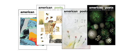 Cover images of American Poets magazine